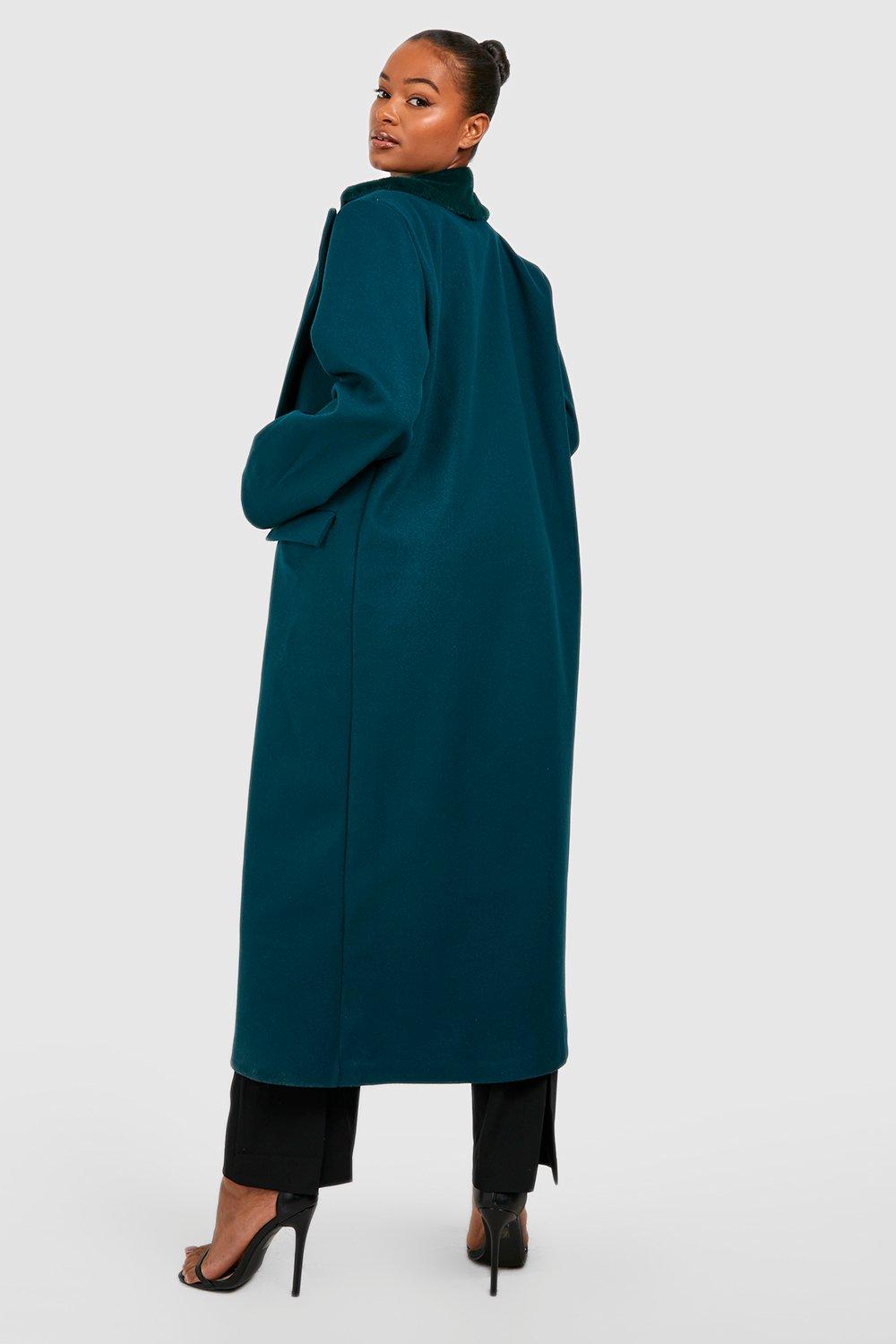 Manteau best sale oversize vert